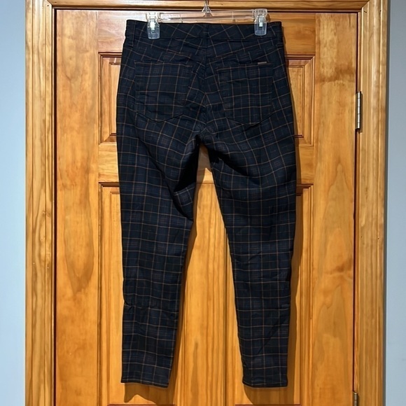 Ella Moss Anthropologie Plaid High Rise Ankle Pants Size 29 - Picture 4 of 9